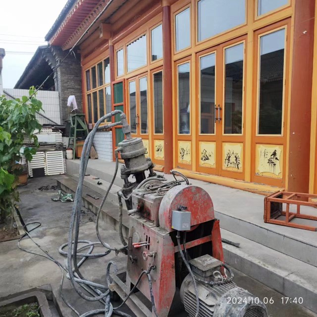 文城镇房屋地基沉降注浆加固施工